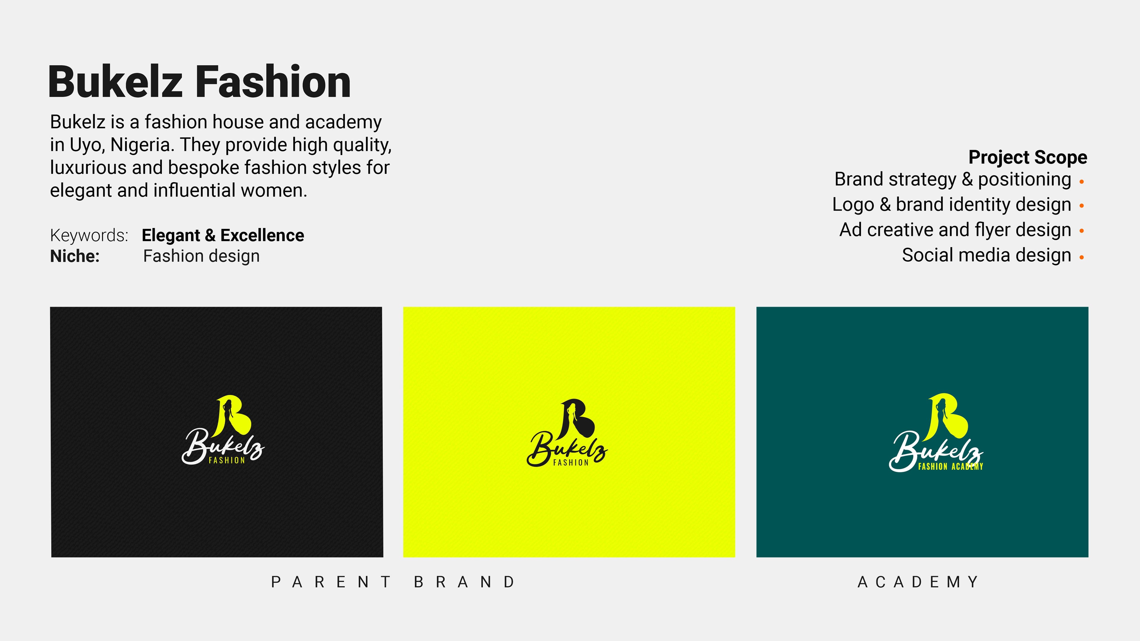 Brand Manager - Hire a Dedicated Brand Virtual Assistant Fashion Academy Branding by Korlor