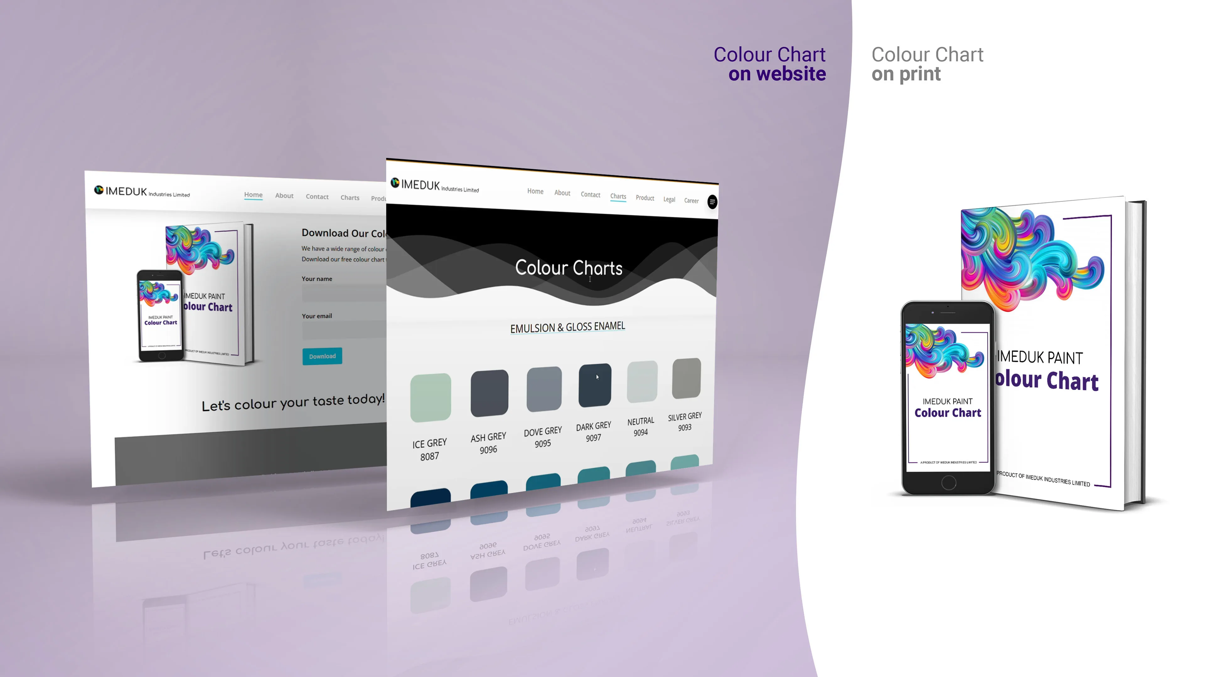 Imeduk Paint Brand strategy, visual identity and product design for paint manufacturing company in Uyo, Lagos, - Nigeria