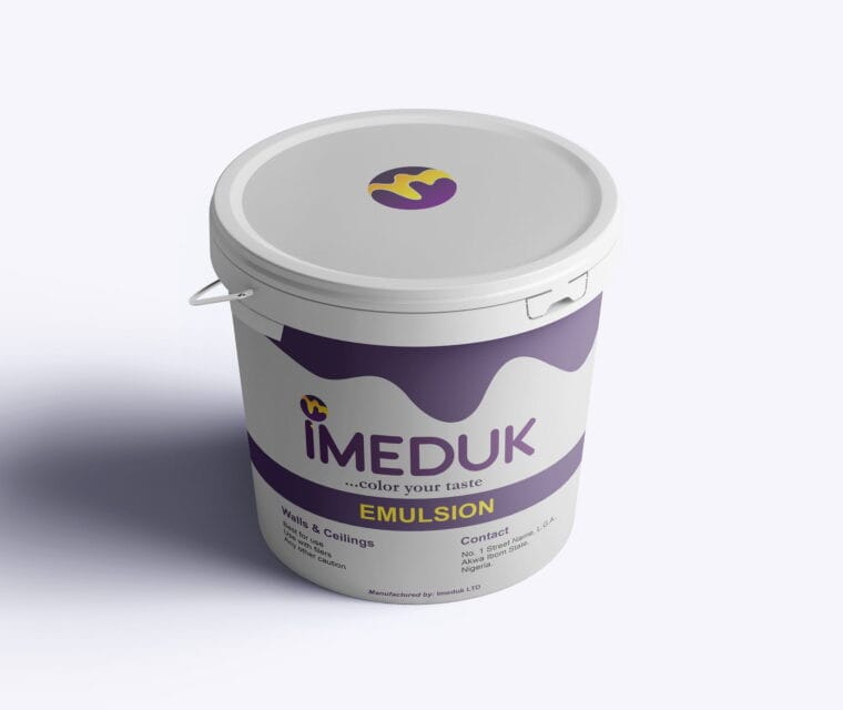 Brand strategy, visual identity and product design for paint manufacturing company in Uyo, Lagos, - Nigeria