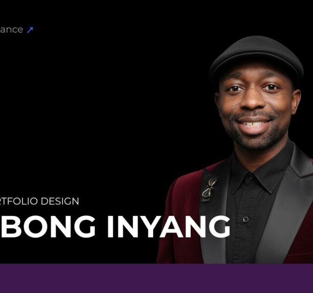Portfolios Ubong Inyang Website Design for Actor, Film Producer UI/UX by Korlor