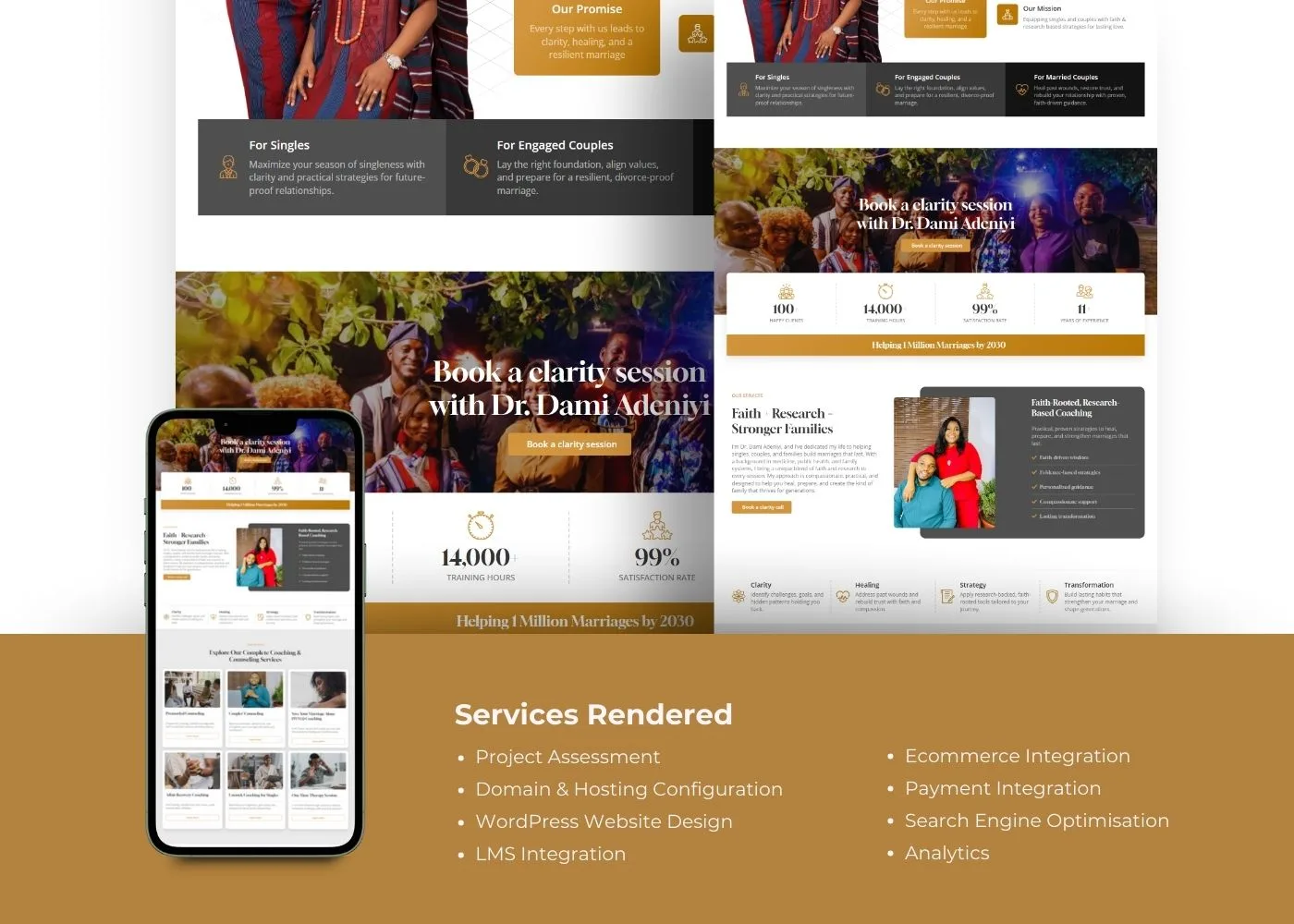 Dr Dami Website Design for Marriage Counselor and Therapist by Korlor