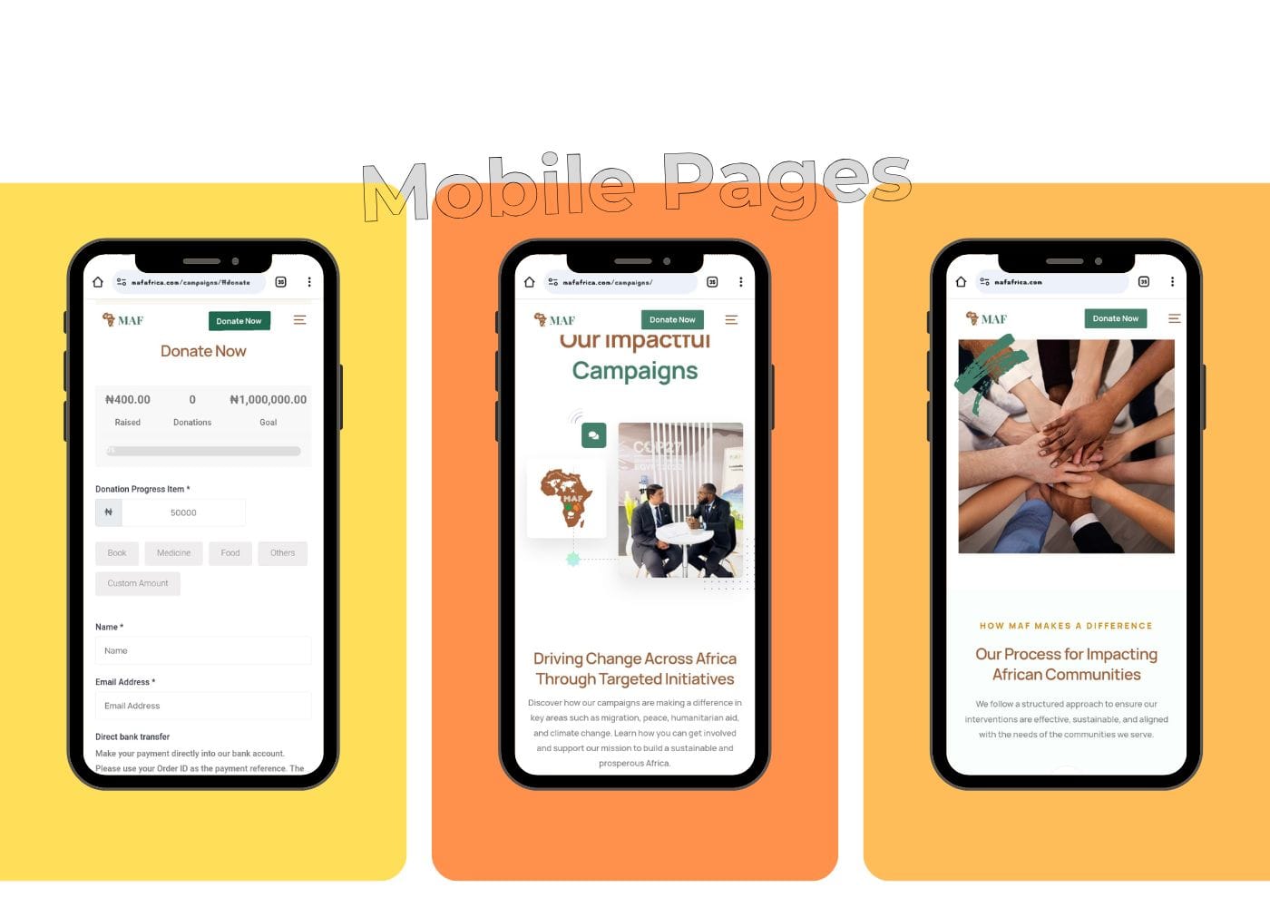 Brand Manager - Hire a Dedicated Brand Virtual Assistant MAF NGO Website Design in Lagos, Nigeria
