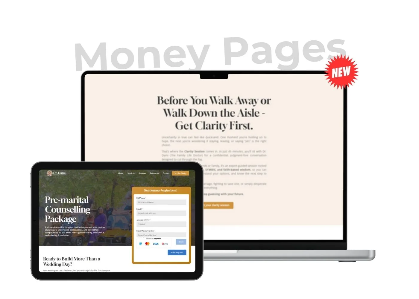 Dr Dami Website Design for Marriage Counselor and Therapist by Korlor