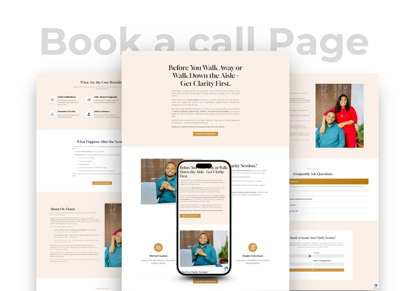 Dr Dami Website Design for Marriage Counselor and Therapist by Korlor