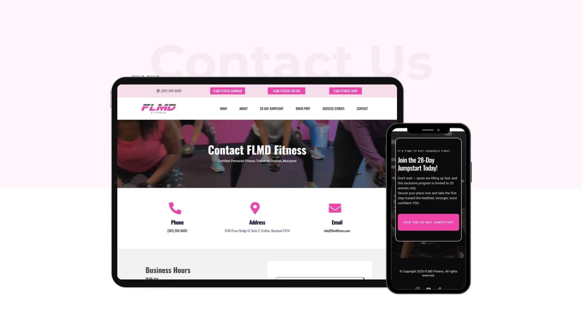 Brand Manager - Hire a Dedicated Brand Virtual Assistant FLMD Fitness Web Design and Landing Page 12