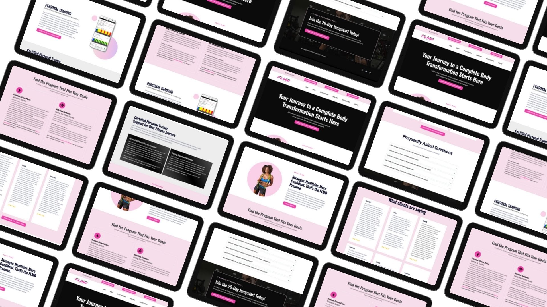 Brand Manager - Hire a Dedicated Brand Virtual Assistant FLMD Fitness Web Design and Landing Page 5