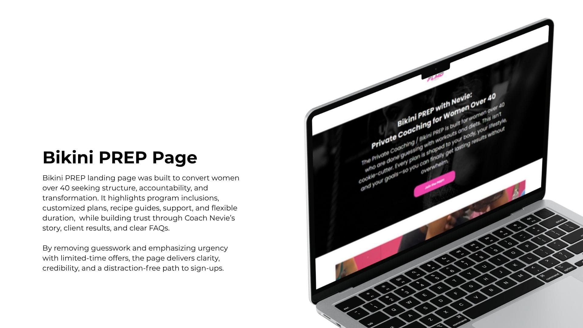 Brand Manager - Hire a Dedicated Brand Virtual Assistant FLMD Fitness Web Design and Landing Page 9