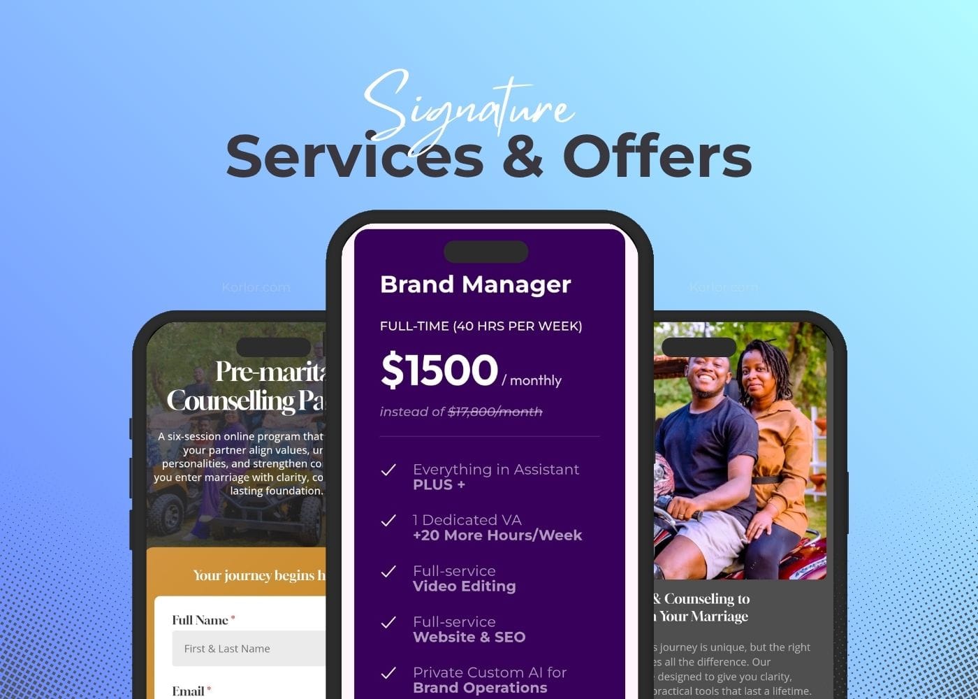 Brand OS - Build Your Brand With Clarity Korlor Signature Offers