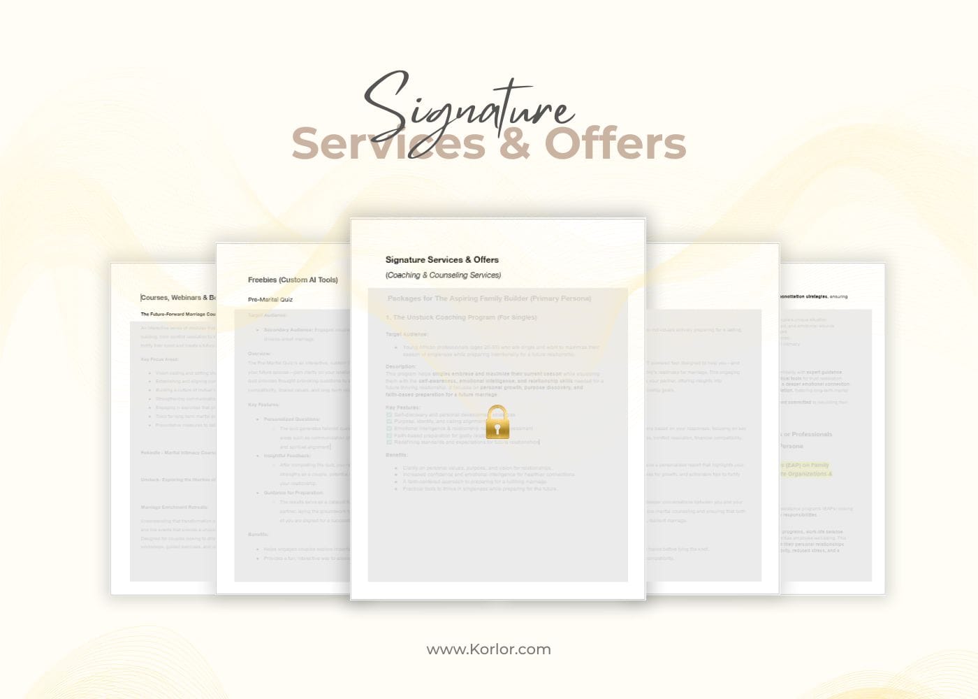 Dr Dami signature offer mockup korlor.com
